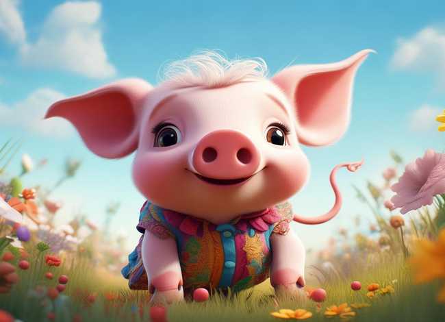 儿童口才画小猪，儿童口才画小猪怎么画
