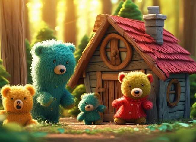 三只小熊的故事儿童版；三只小熊的故事动画片