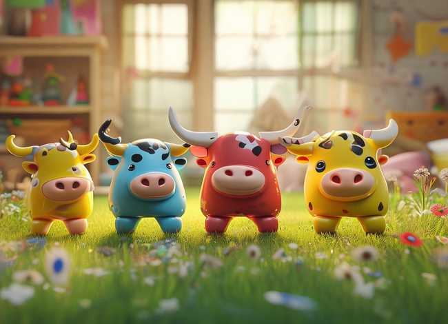 儿童故事三头牛 - 小儿故事睡前故事语音三头公牛