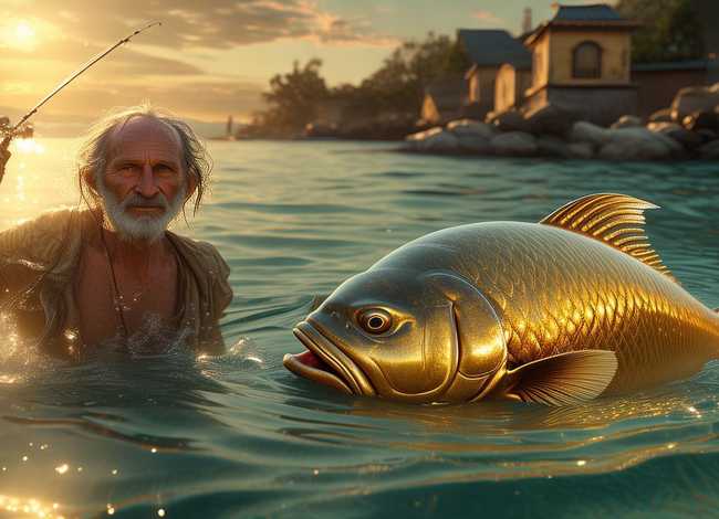 渔夫和金鱼故事(渔夫和金鱼故事完整版) 渔夫和金鱼故事(渔夫和金鱼故事完整版)