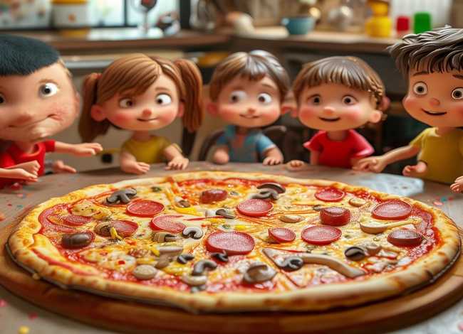 关于披萨的幼儿故事 - 关于披萨的幼儿故事简短