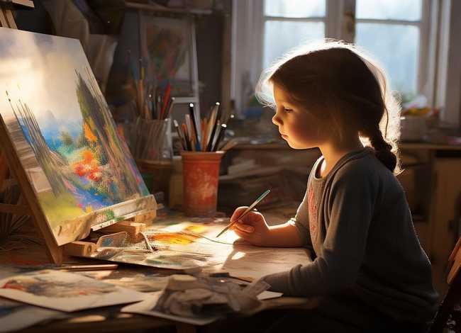 学画画的故事 学画画的故事作文