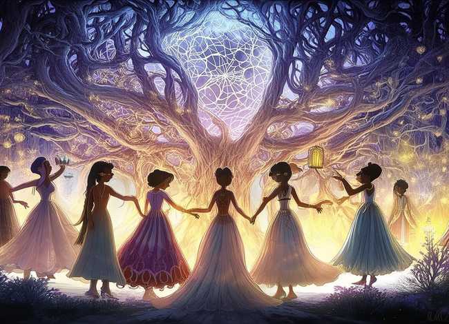 十二个公主的故事、十二个公主的故事脉络图