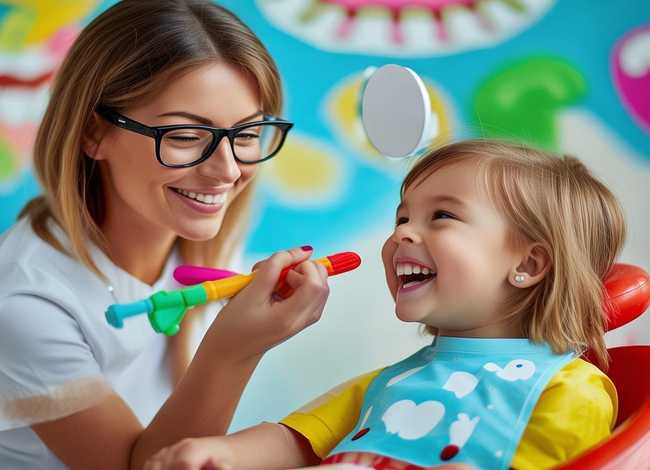 检查牙齿的儿童故事（儿童启蒙游戏-牙医大姐姐给小朋友检查牙齿）