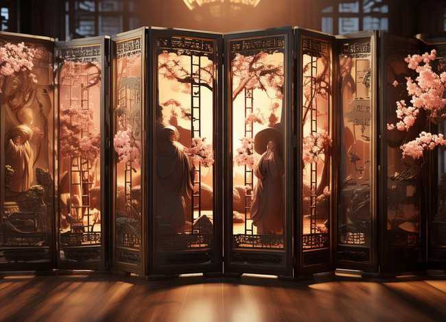 屏风背后的故事、屏风背后的故事的英文