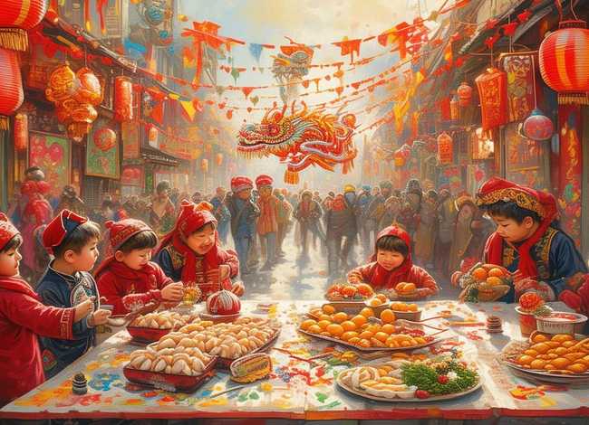 春节风俗儿童绘画故事,春节的风俗儿童画 春节风俗儿童绘画故事,春节的风俗儿童画