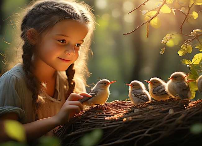 编写想象故事；编写想象故事,题目爱护小鸟,288字