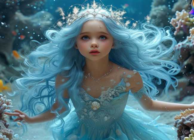 儿童版海的女儿童话故事完整版 - 少儿故事海的女儿