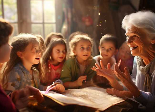 听说故事儿童；听故事说故事