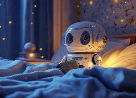机器人睡前故事文字；机器人睡前故事文字内容
