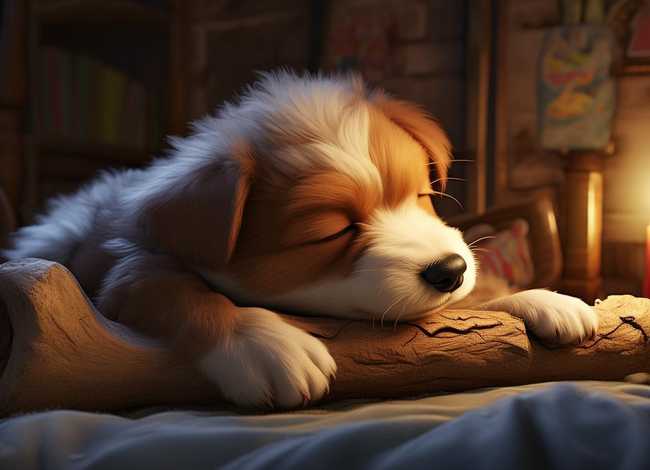 儿童睡前故事小狗和它的骨头、小狗和它的骨头的故事