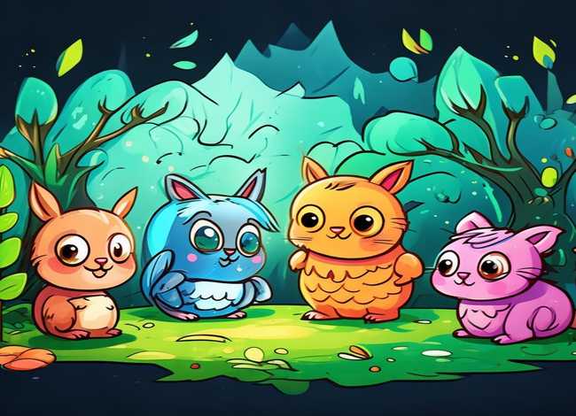 儿童故事情节的图片，幼儿故事情节插画图片简笔画