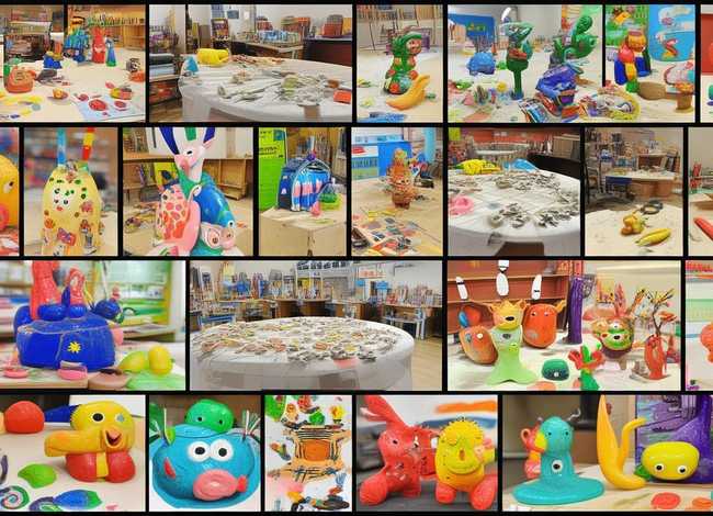 儿童粘土手工图片，儿童粘土作品图片大全 手工