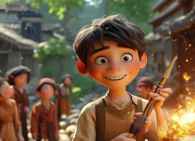 神笔马良儿童故事表演,神笔马良故事表演朗读 神笔马良儿童故事表演,神笔马良故事表演朗读