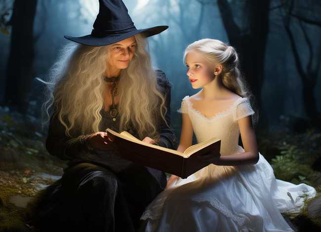 巫婆和白雪公主的睡前故事大全，巫婆和白雪公主的睡前故事大全图片