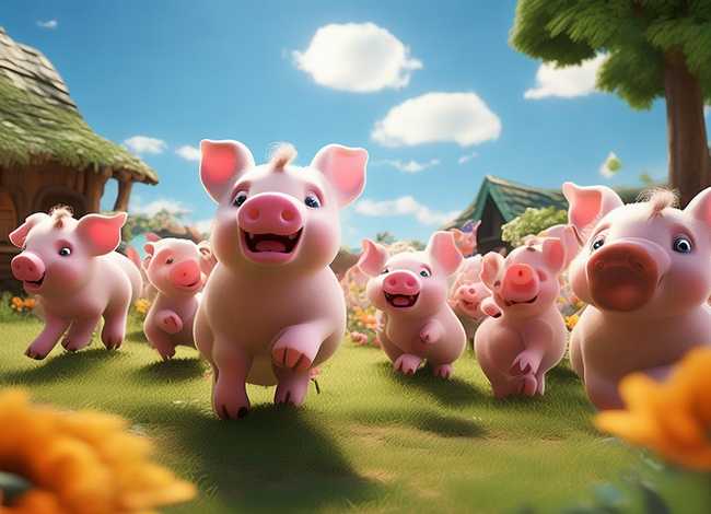 小猪故事儿童完整3-6岁 - 幼儿小猪故事