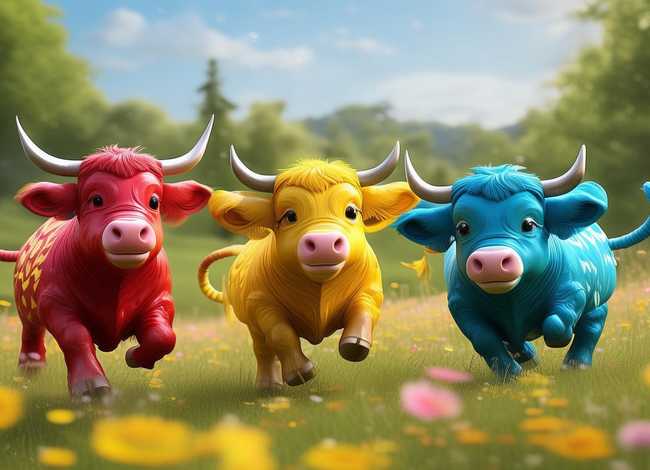 3-6岁儿童故事三只公牛（幼儿园故事三只公牛）