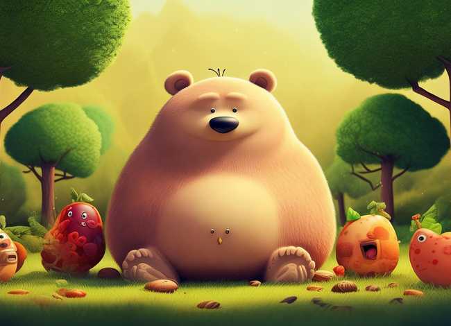 大屁屁熊绘本故事文字，大屁屁熊绘本故事文字图片