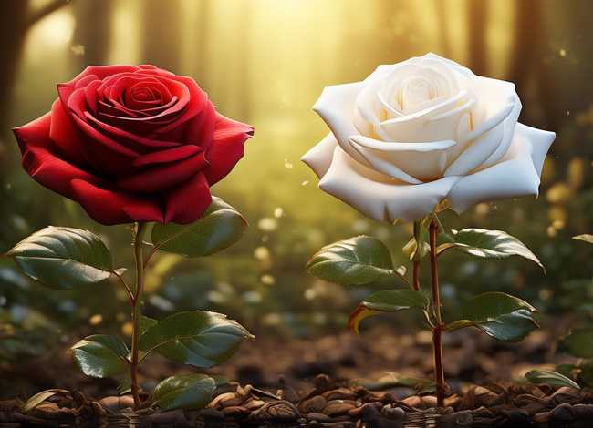 红玫瑰与白玫瑰的故事格林童话、白玫瑰与红玫瑰格林童话告诉我们