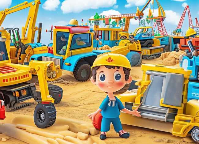 工程车儿童故事文字、幼儿故事工程车文字