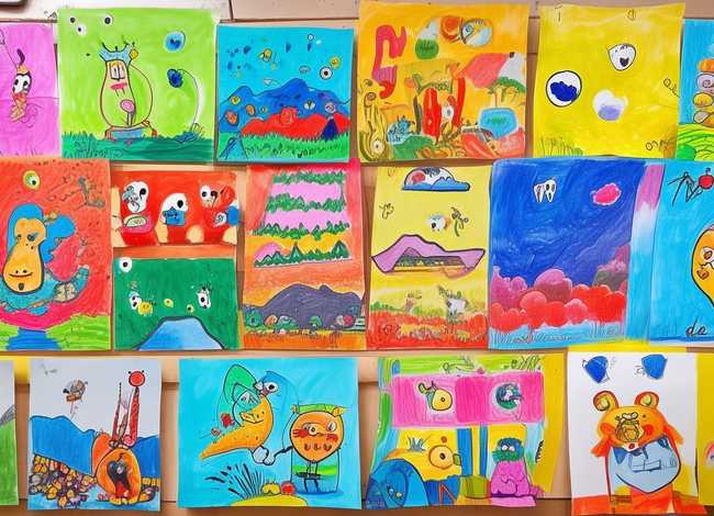 儿童手工画图片，儿童手工画图片大全