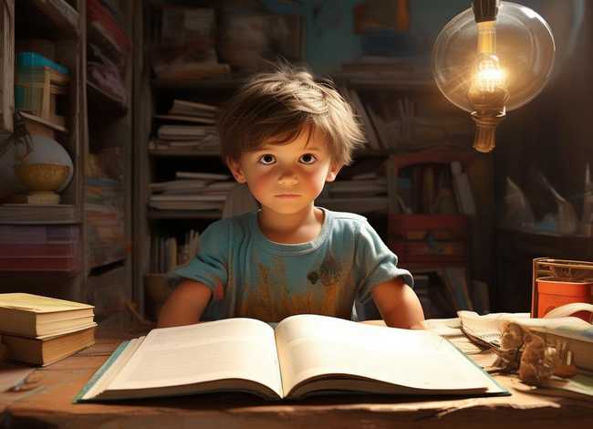 儿童发奋学习的故事、小孩勤奋好学的故事