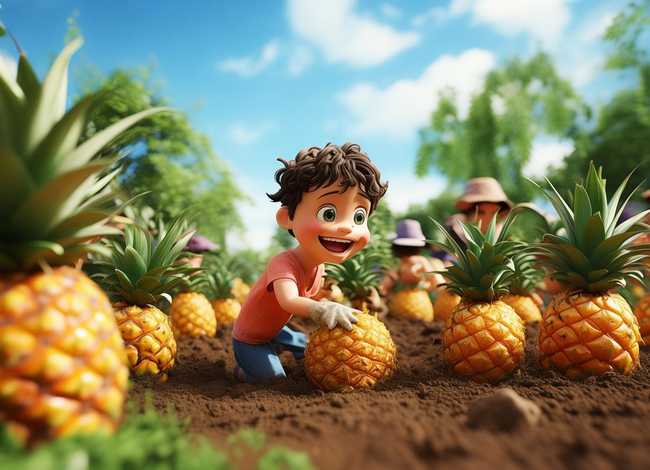 儿童动画种菠萝故事;菠萝儿童画有哪些 儿童动画种菠萝故事;菠萝儿童画有哪些