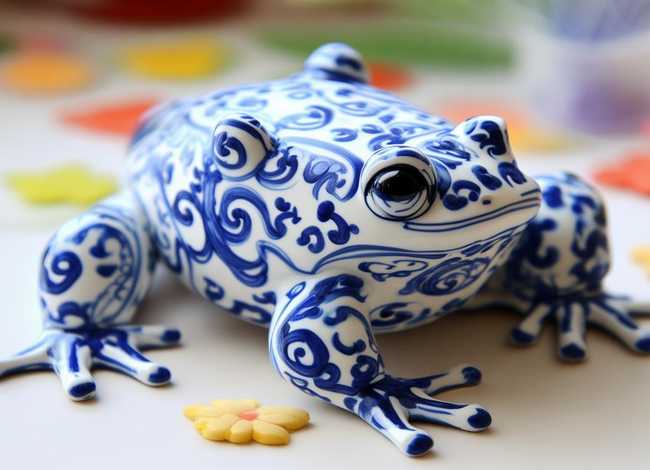 儿童手工简单又漂亮；儿童手工简单又漂亮青花蛙怎么做