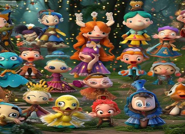 童话故事短篇人物、50个童话人物