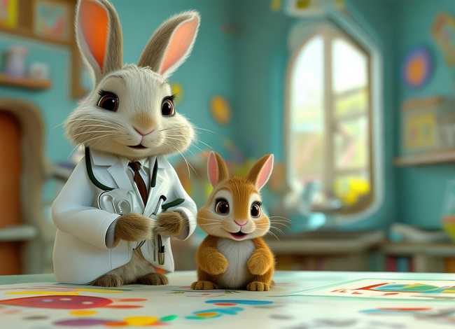 小兔医生儿歌；小兔的儿科医生