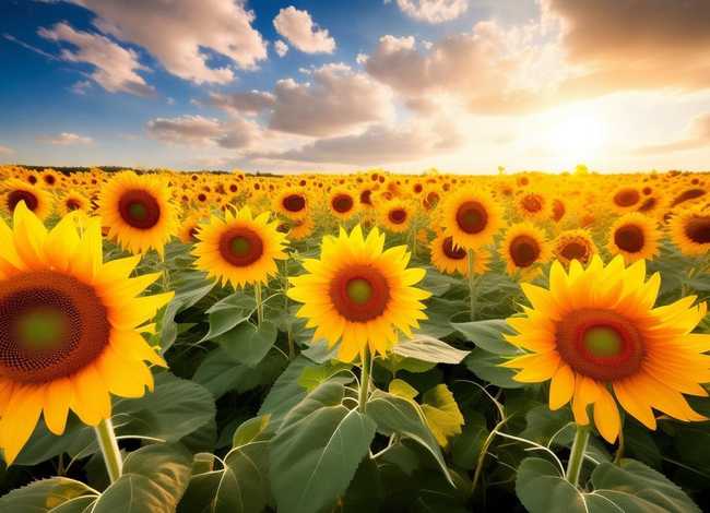 关于向日葵的唯美句子、关于向日葵的唯美句子与词语有哪些