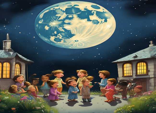 月亮故事幼儿园 幼儿园月亮的故事绘画 月亮故事幼儿园 幼儿园月亮的故事绘画