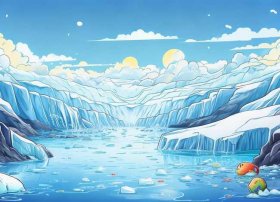 冰川儿童画法 - 冰川儿童画法图片