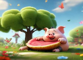 幼儿故事猪八戒吃西瓜；中国经典幼儿故事猪八戒吃西瓜