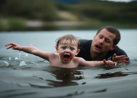 孩子掉水里的故事；孩子掉水里的故事简短