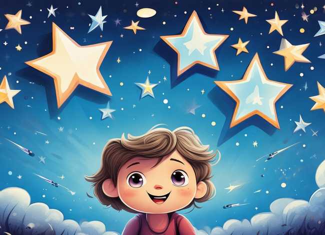 关于星星的儿童绘本故事，有关星星的幼儿故事或绘本