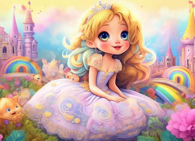 儿童卡通公主故事；儿童公主卡通画