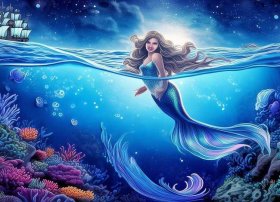 小美人鱼的故事、小美人鱼的故事英文版和翻译