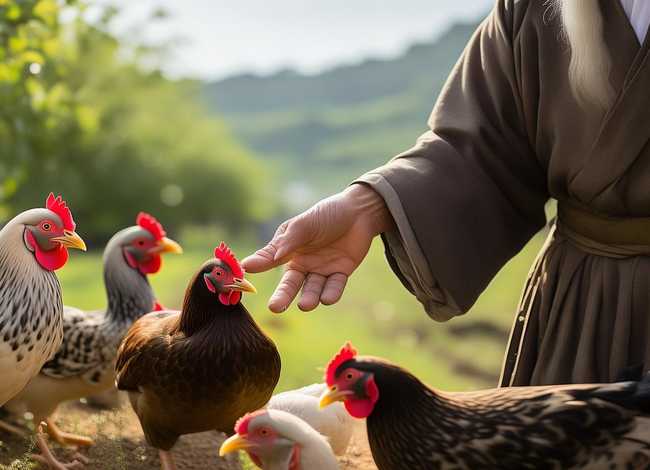 诸葛亮喂鸡故事（诸葛亮喂鸡故事,完整版）