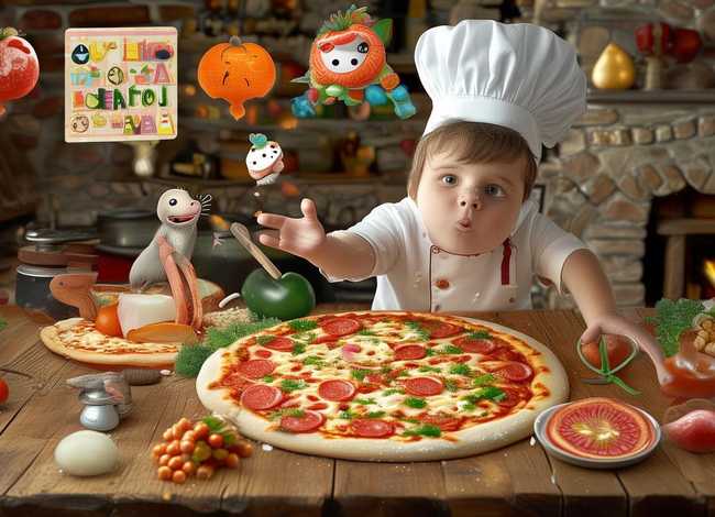 披萨故事会,披萨的绘本故事图文 披萨故事会,披萨的绘本故事图文