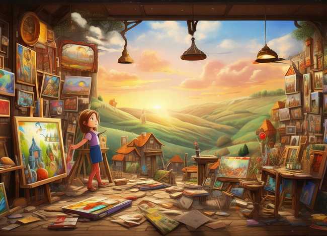 小故事画画 - 小故事画画作品图片大全