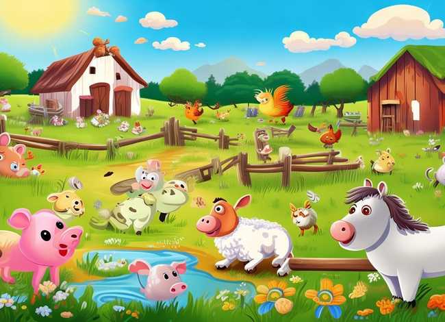儿童故事农场动物（农场动物故事100篇文字）