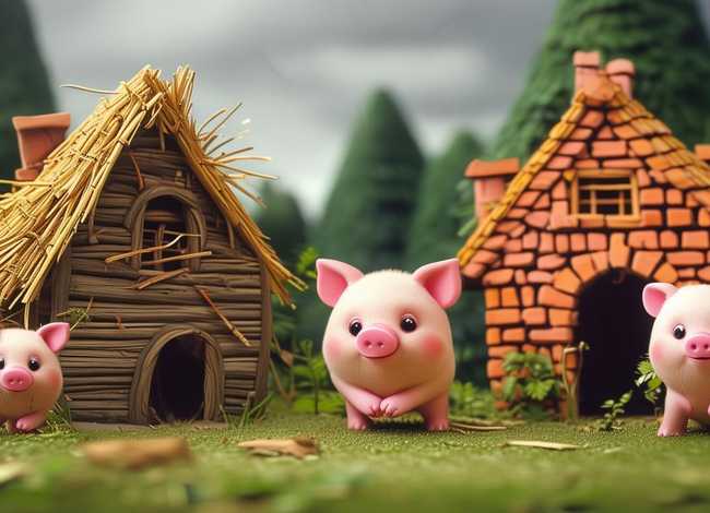 儿童故事的小视频三只小猪，幼儿三只小猪的故事视频