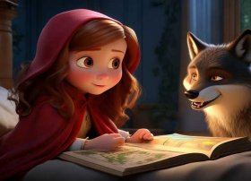 儿童睡前故事大全英文版小红帽（小红帽英文故事简单版）