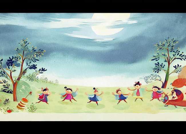 年的来历故事绘本 - 年的来历绘本故事简笔画