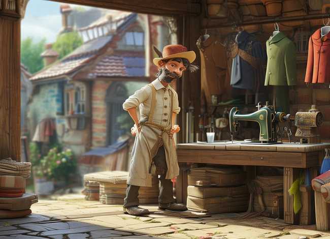 勇敢的小裁缝 的故事；勇敢的小裁缝的故事简介