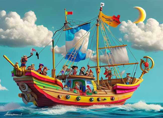 儿童海盗故事书 - 海盗船幼儿故事