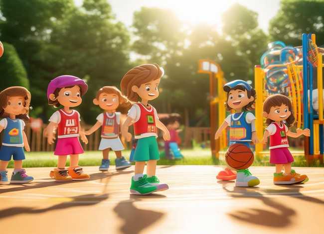 儿童篮球启蒙故事 - 幼儿篮球绘本故事