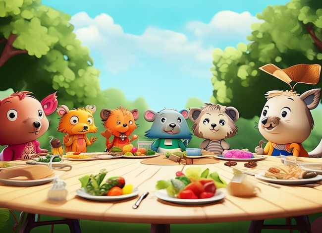 幼儿餐前故事文字；幼儿餐前故事文字图片