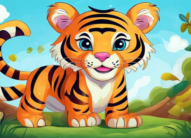 儿童老虎简笔画图片大全大图（儿童老虎简笔画图片大全大图高清）